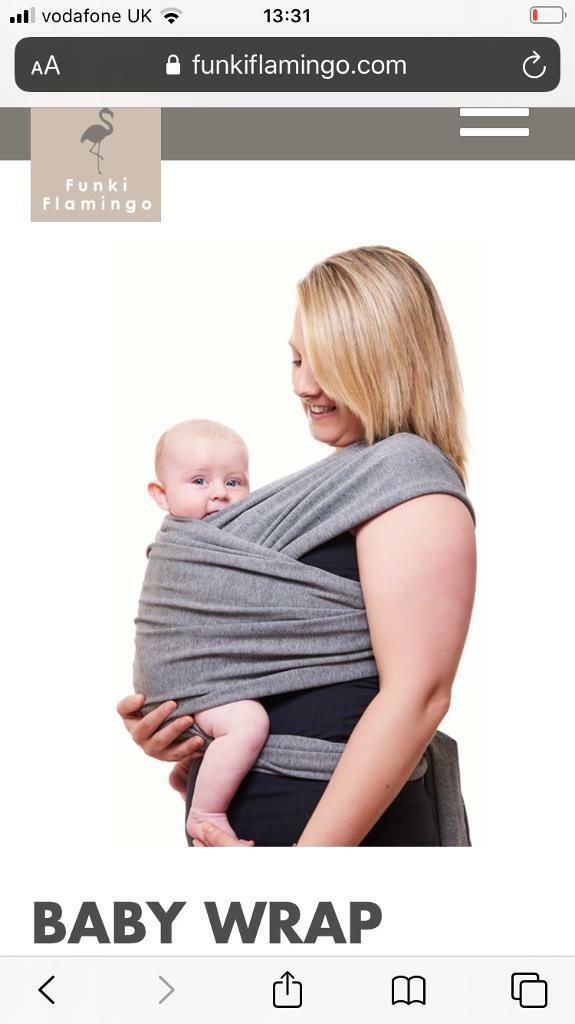 funki flamingo baby wrap